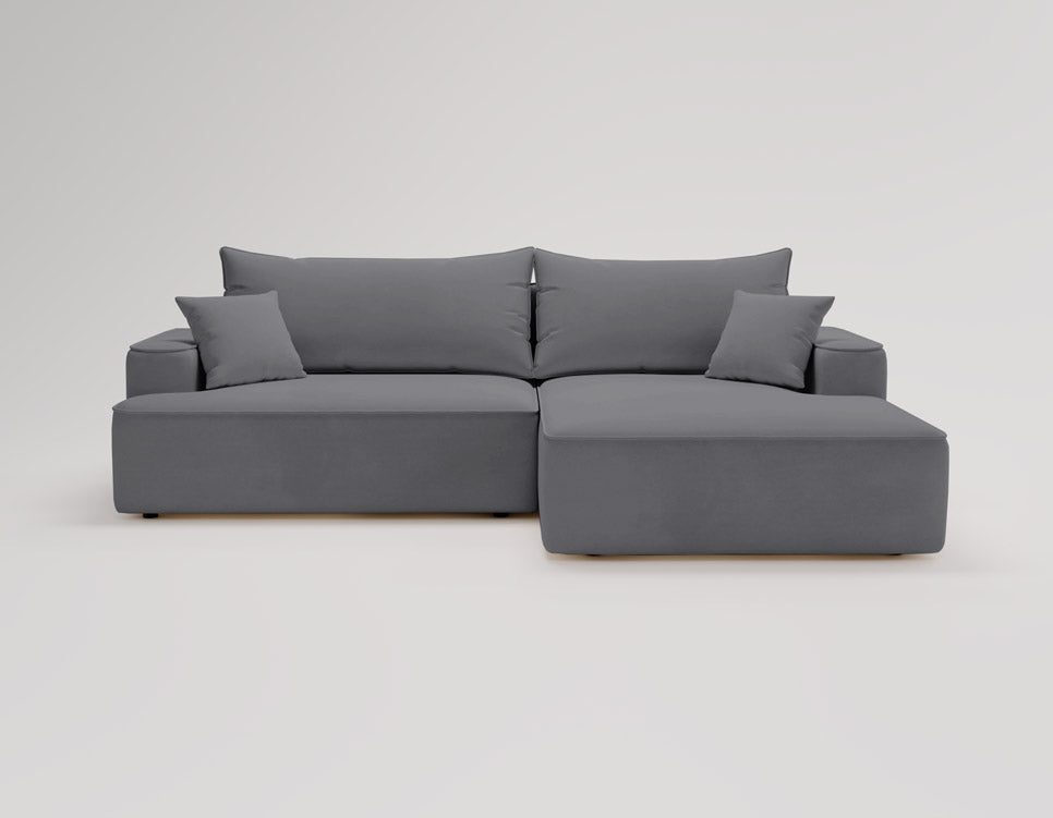 Canapé design Fresh en Velours avec fonction couchage et espace de rangement