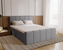 Boxspringbett Bergamo Samt mit Stauraum