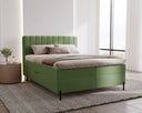 Boxspringbett Lumière in Samt mit Stauraum