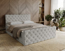 Lit boxspring Chester Velours avec rangement