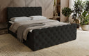 Lit boxspring Chester Velours avec rangement