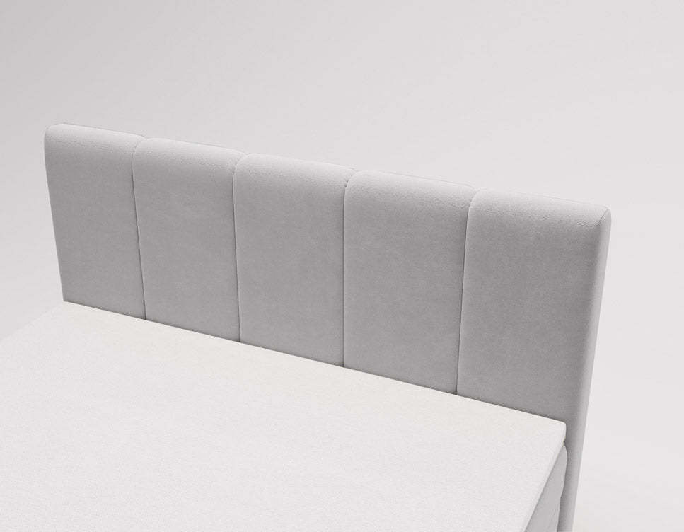 Lit boxspring Celeste Velours avec espace de rangement