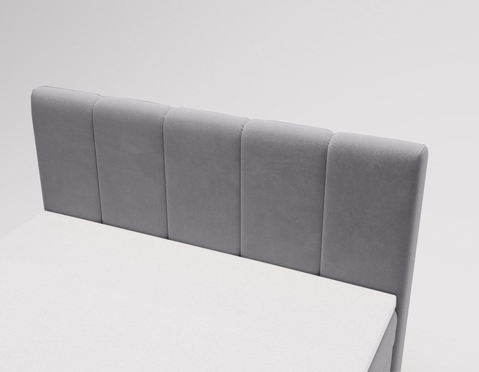 Lit boxspring Celeste Velours avec espace de rangement