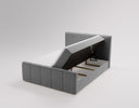 Boxspringbett Bergamo Samt mit Stauraum