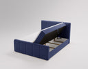 Boxspringbett Bergamo Samt mit Stauraum