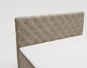 Lit boxspring Chester Velours avec rangement
