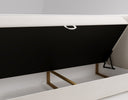 Boxspringbett Bergamo Samt mit Stauraum
