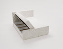 Lit boxspring Chester Velours avec rangement