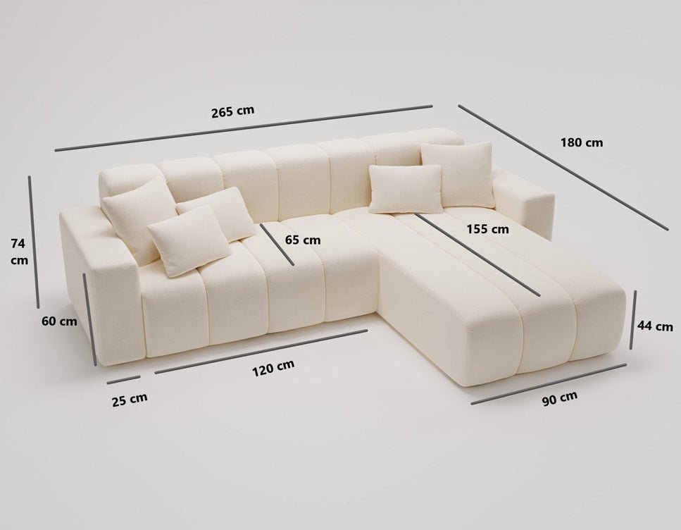 Designer Sofa Loft in Fluweel