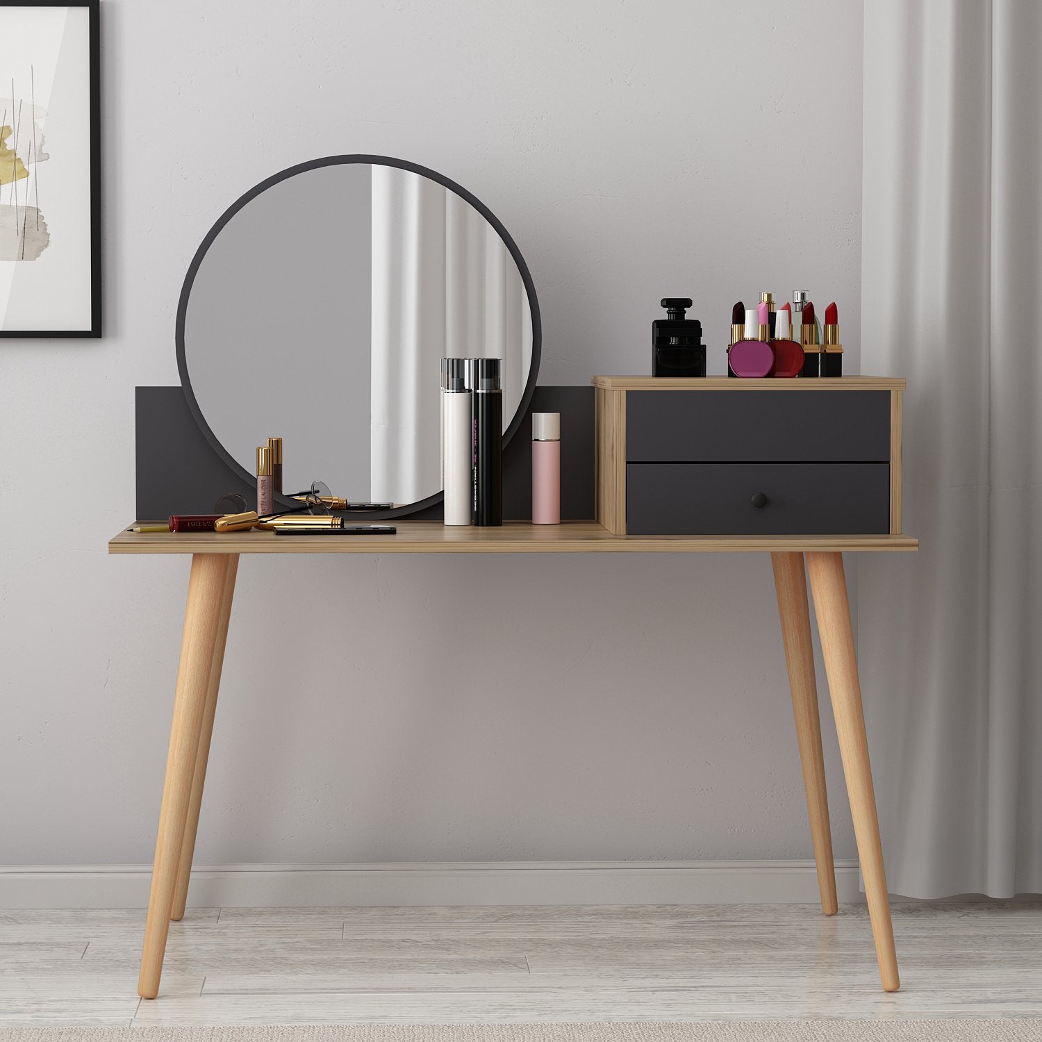 Coiffeuse design Angel incluant un miroir