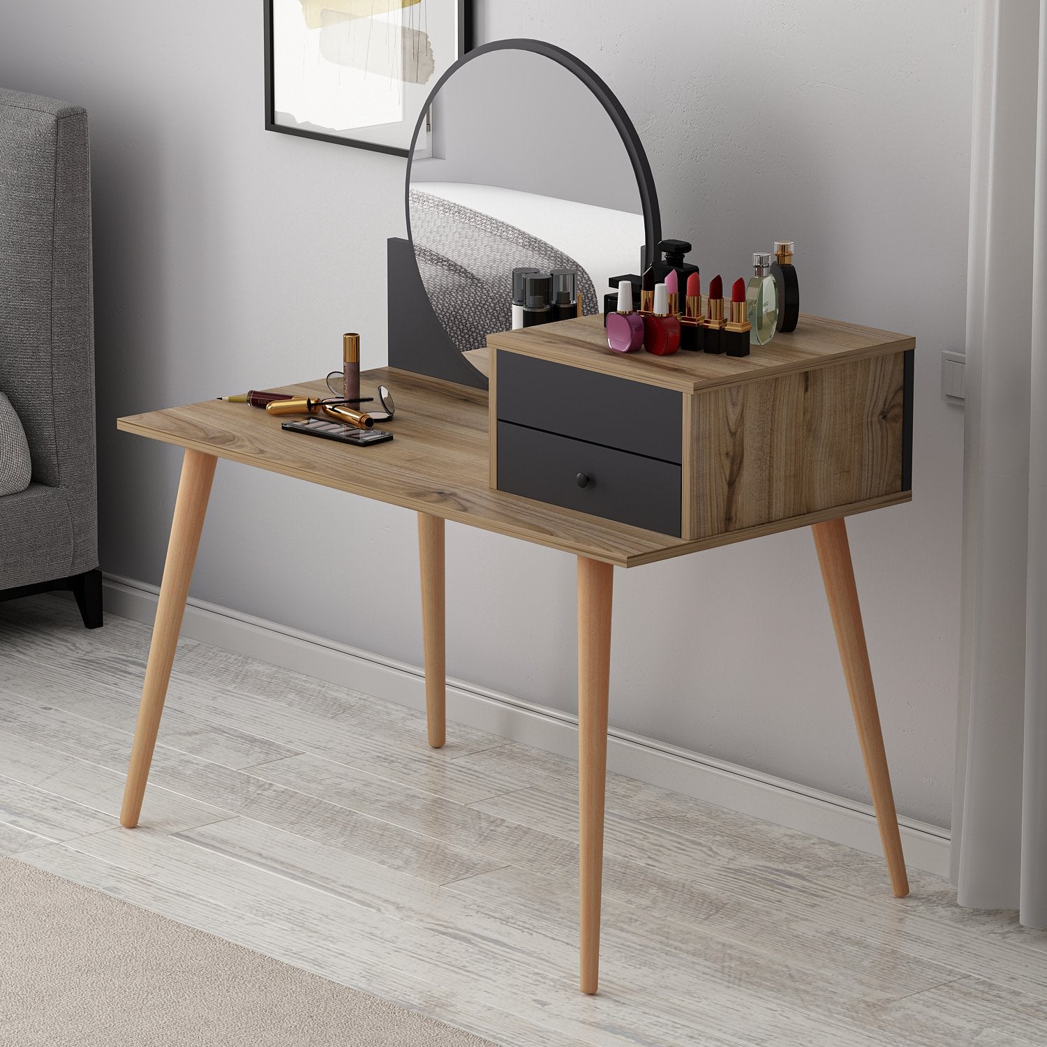 Coiffeuse design Angel incluant un miroir