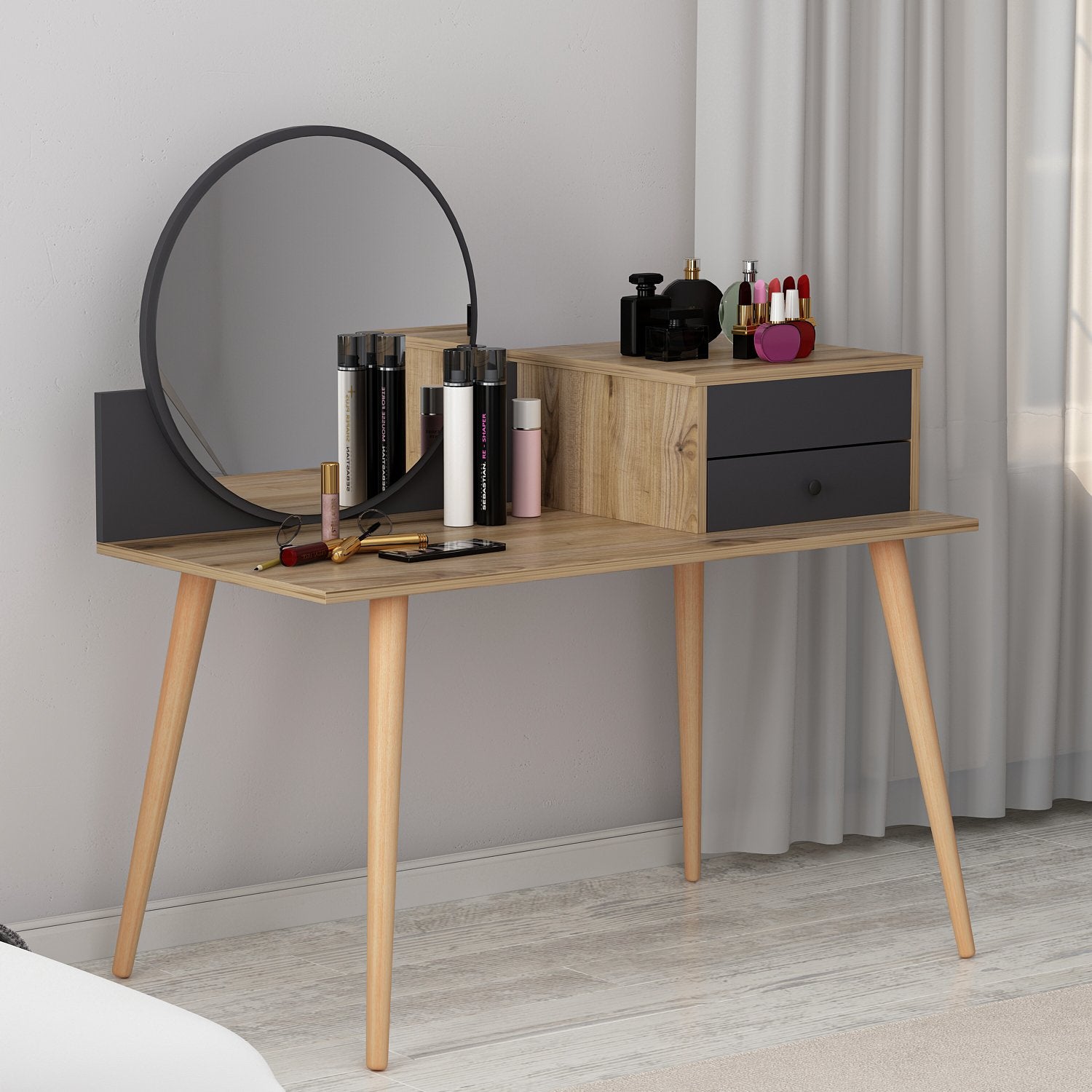 Coiffeuse design Angel incluant un miroir