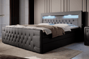Boxspringbed Sonno met RGB, USB en opbergruimte