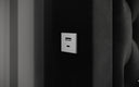OUTLET-Designer Polsterbett Ida inkl. RGB, USB und Stauraum/200x200/Schwarz/H3