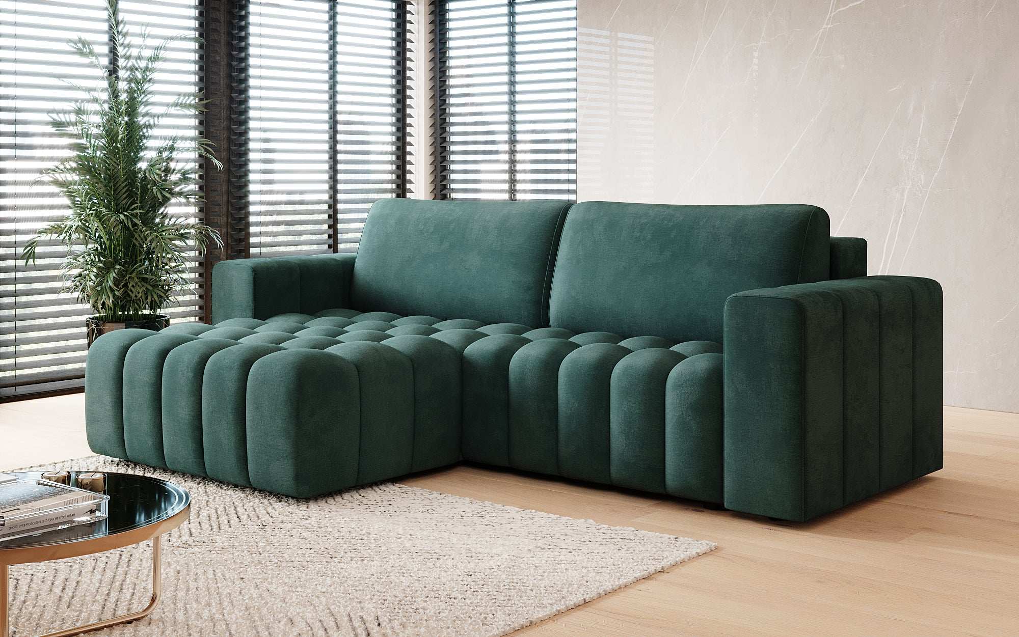 Canapé designer Tirina avec fonction couchage