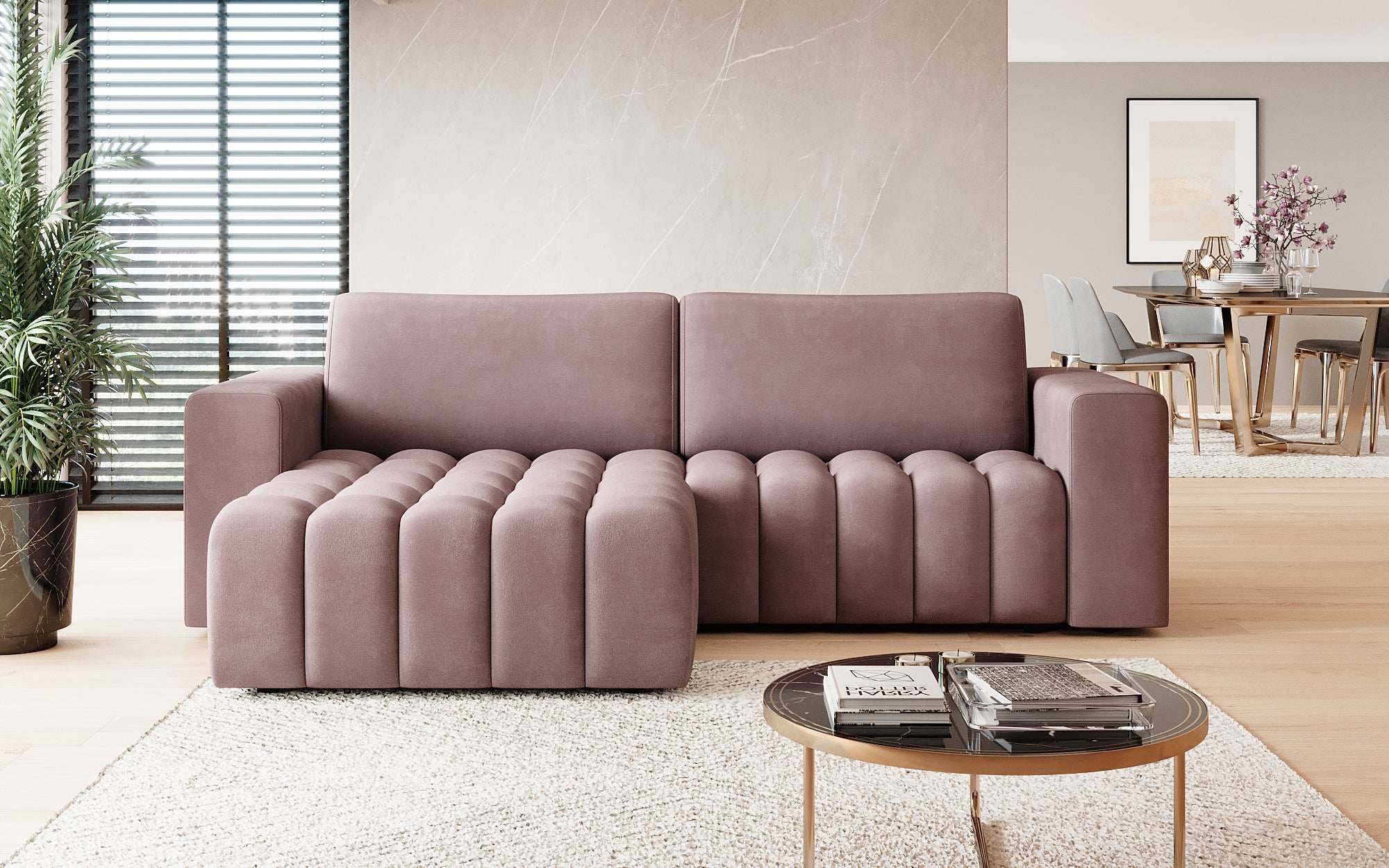 Canapé designer Tirina avec fonction couchage