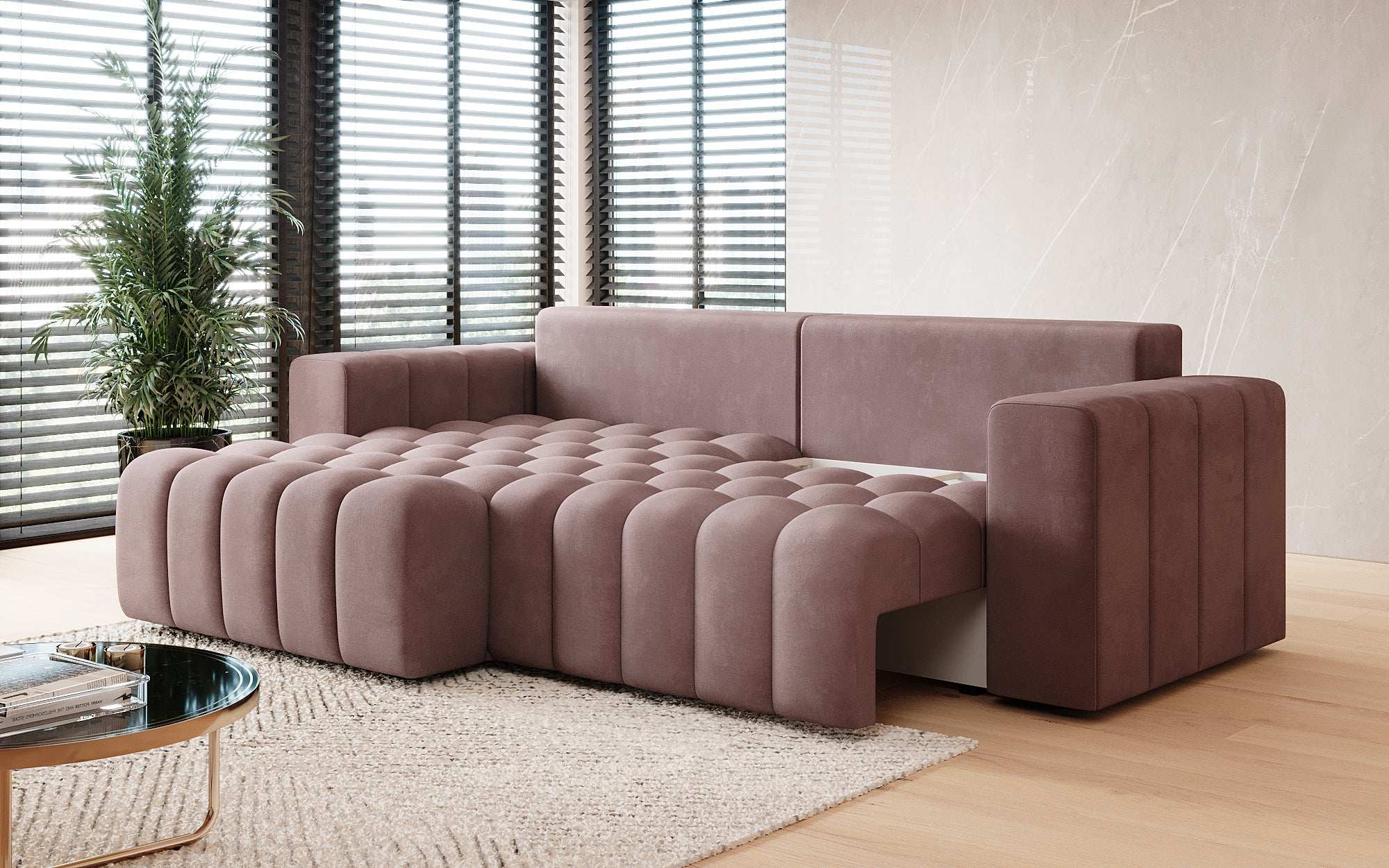 Canapé designer Tirina avec fonction couchage