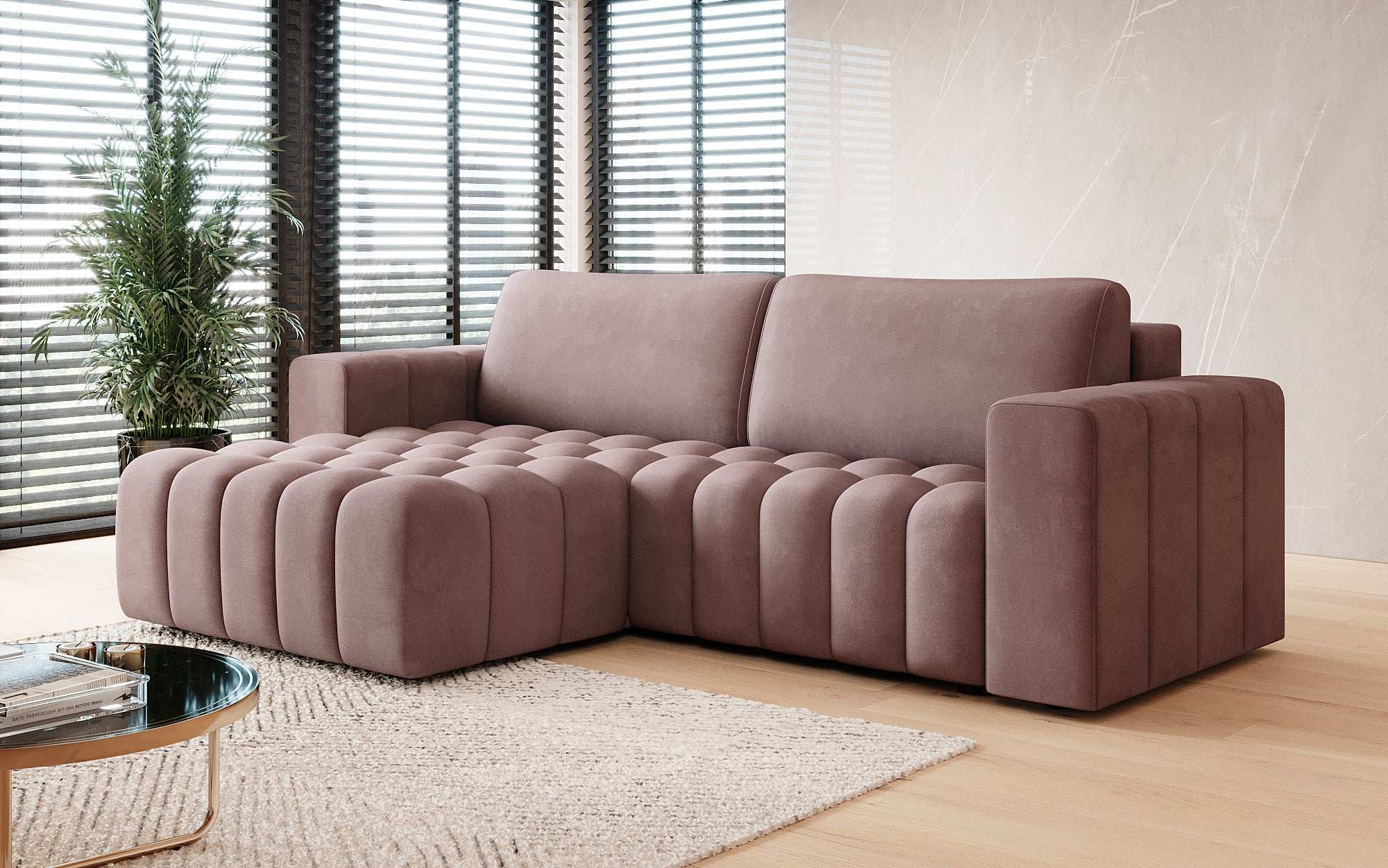 Canapé designer Tirina avec fonction couchage