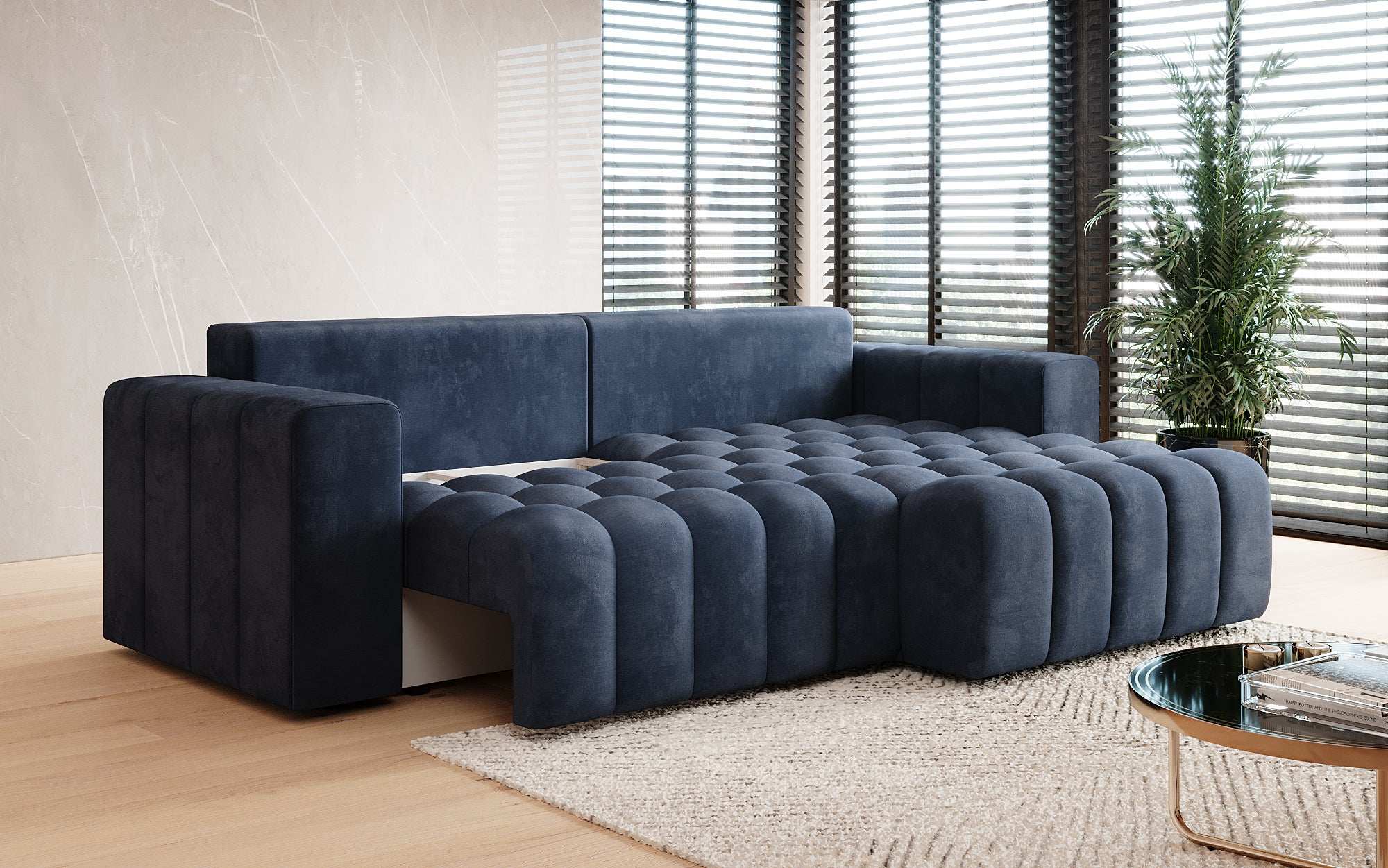 Canapé designer Tirina avec fonction couchage