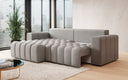 Designer Ecksofa Tirina mit Schlaffunktion