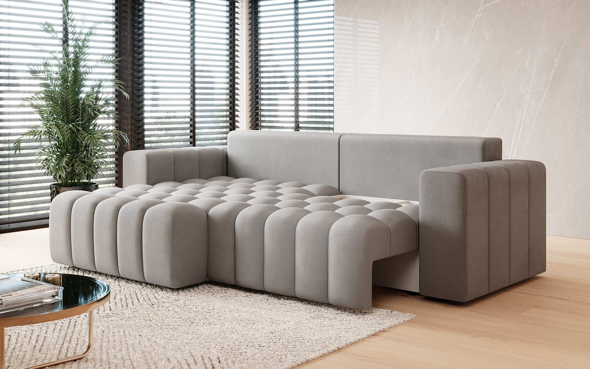 Canapé designer Tirina avec fonction couchage
