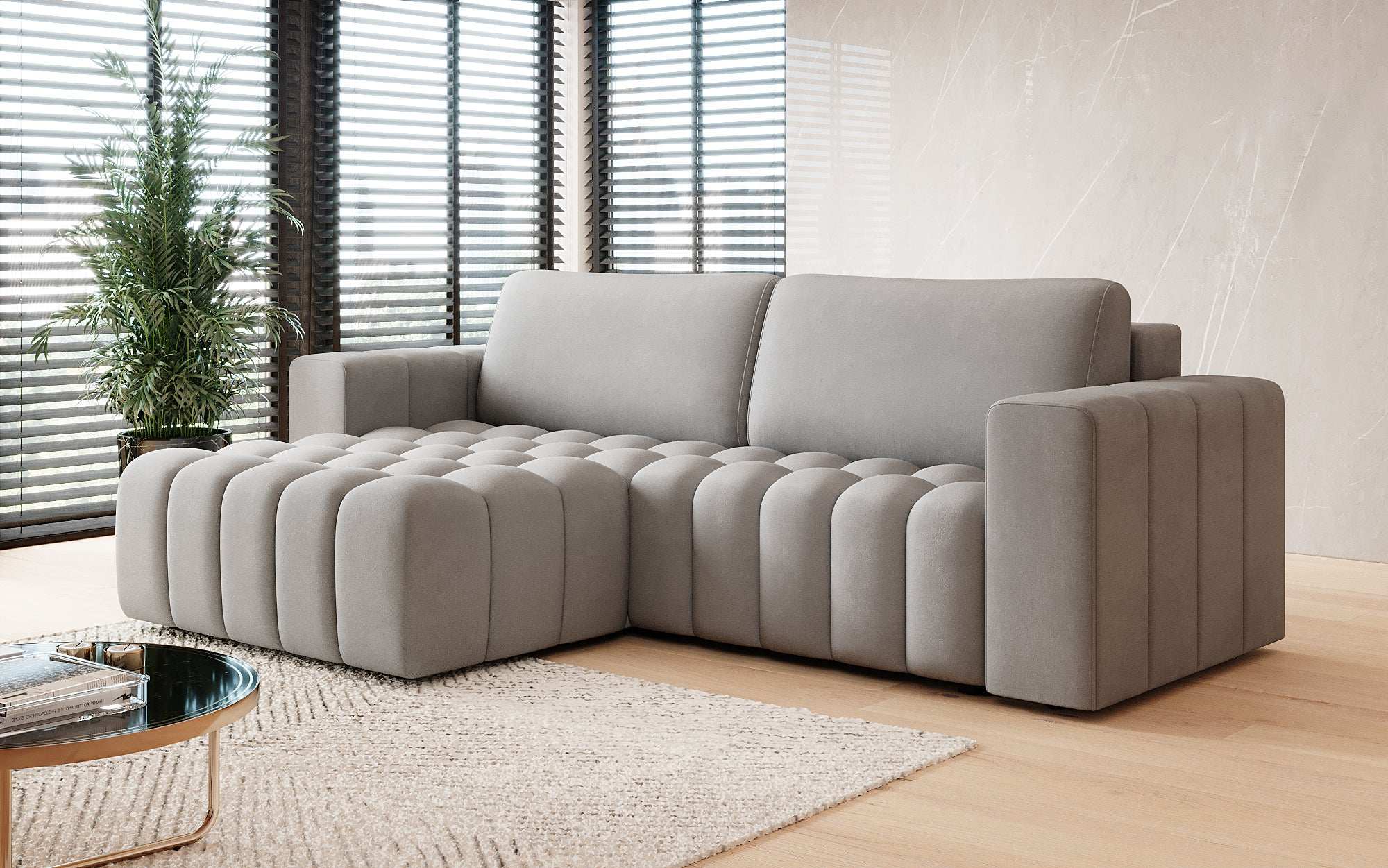 Canapé designer Tirina avec fonction couchage