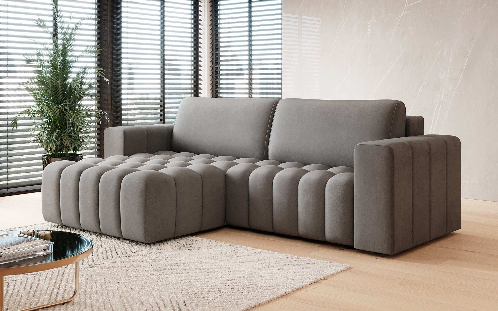 Canapé designer Tirina avec fonction couchage