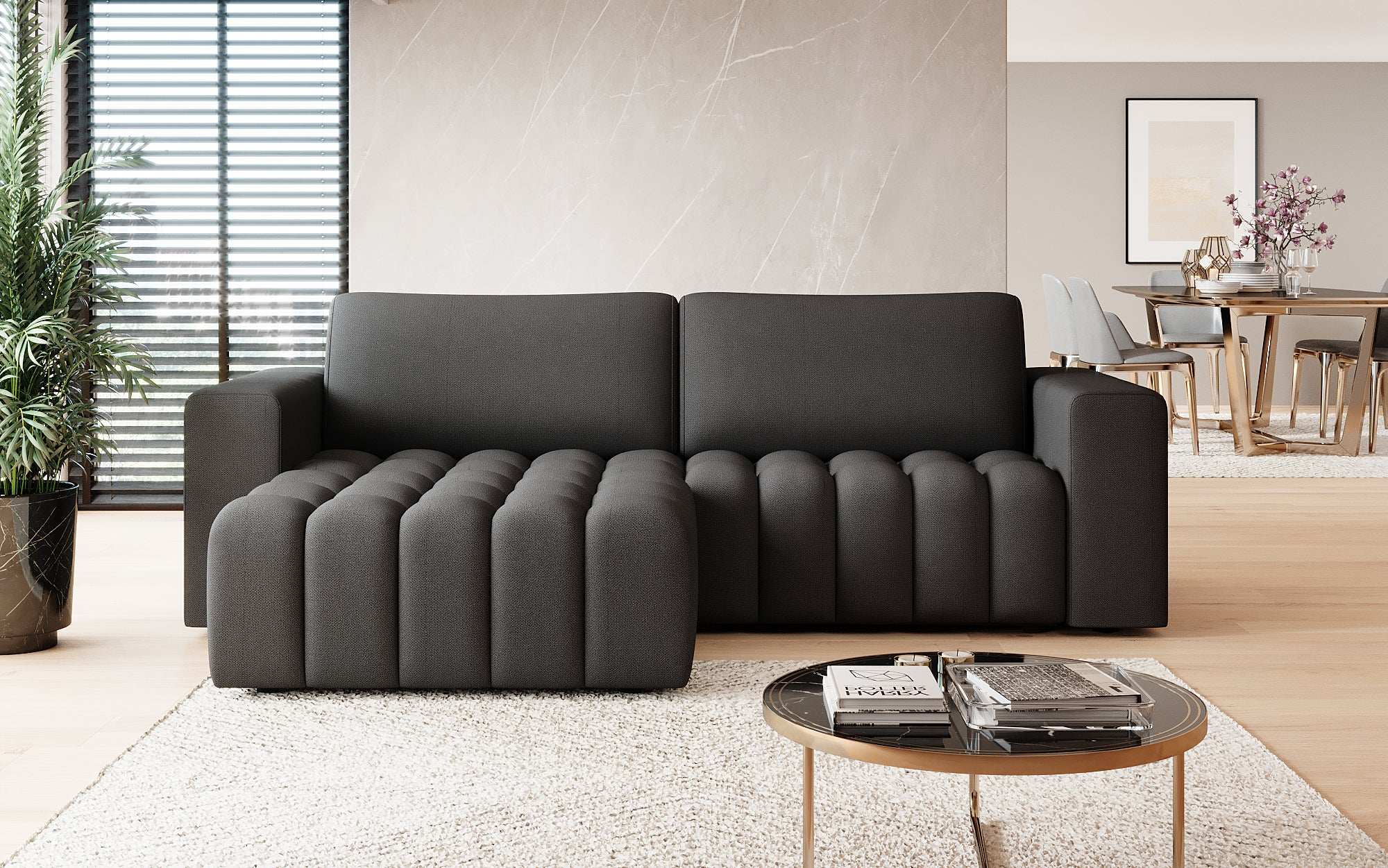 Canapé designer Tirina avec fonction couchage