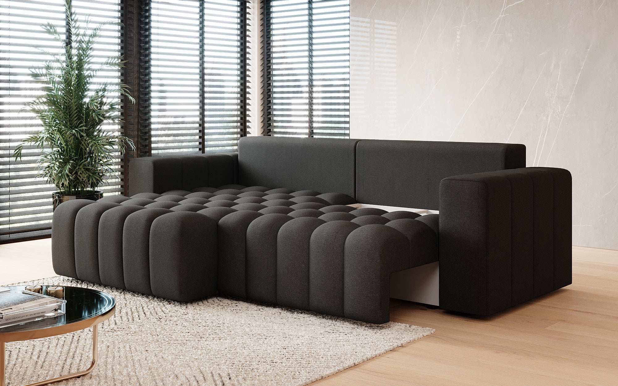 Canapé designer Tirina avec fonction couchage