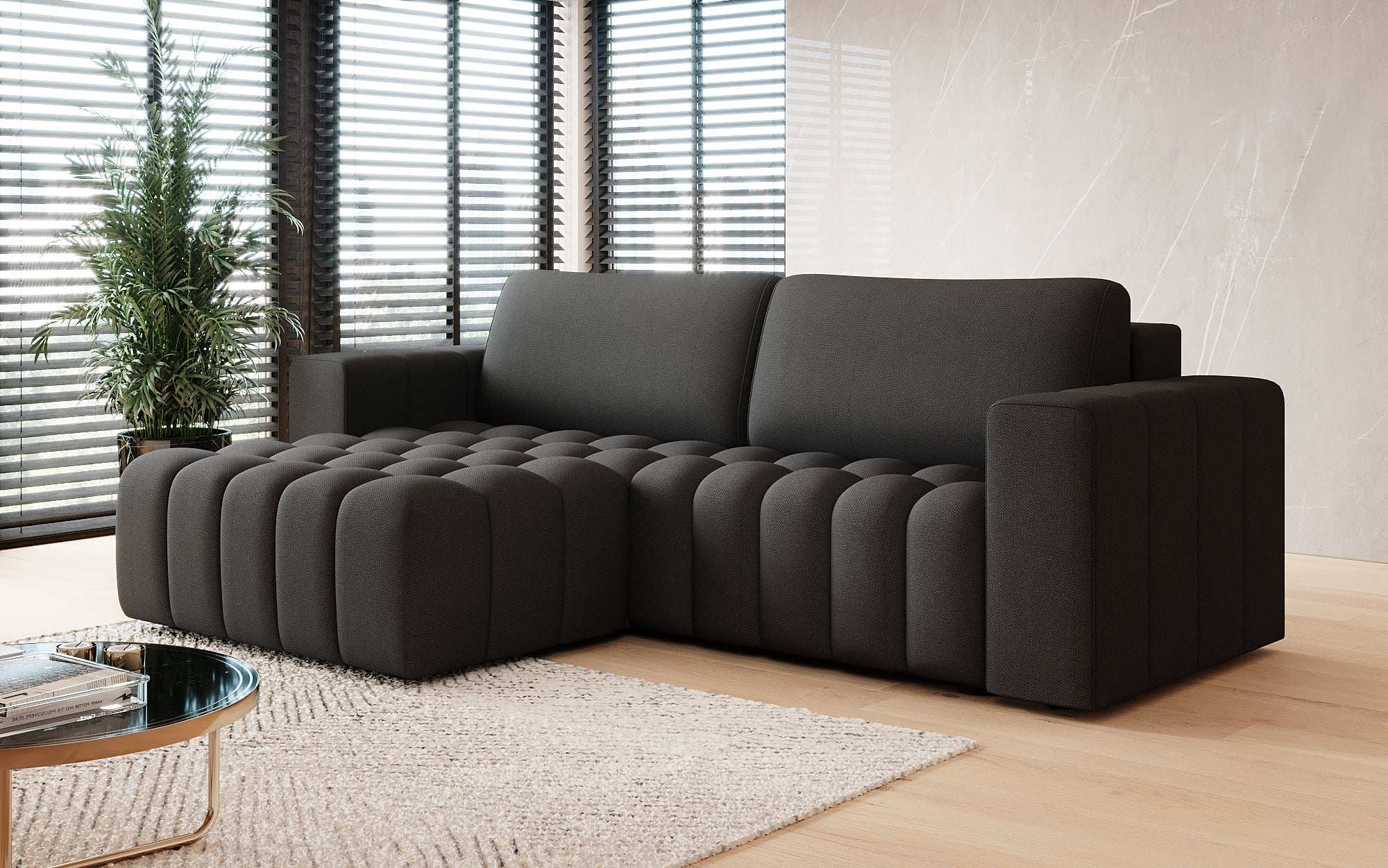Canapé designer Tirina avec fonction couchage