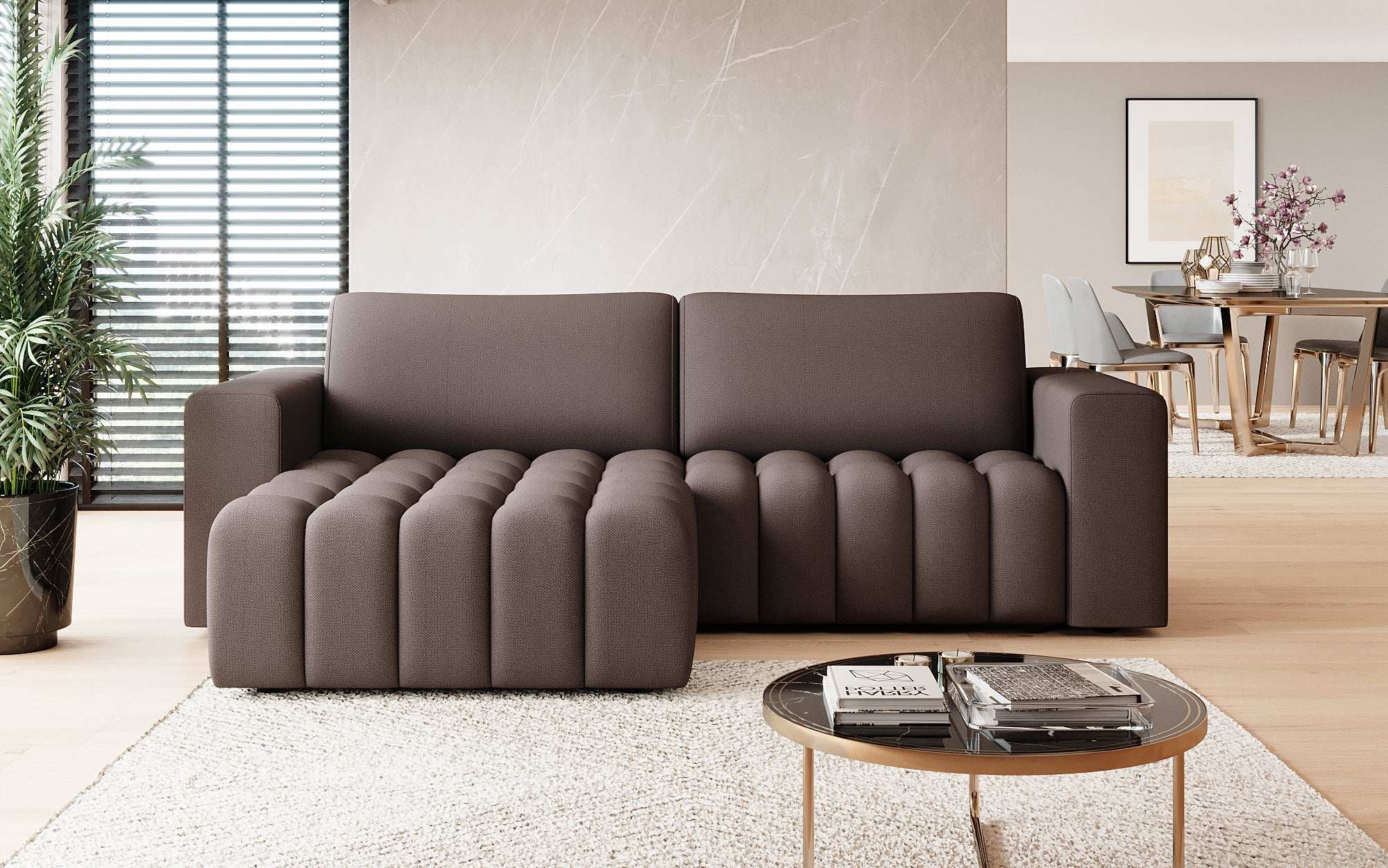 Canapé designer Tirina avec fonction couchage