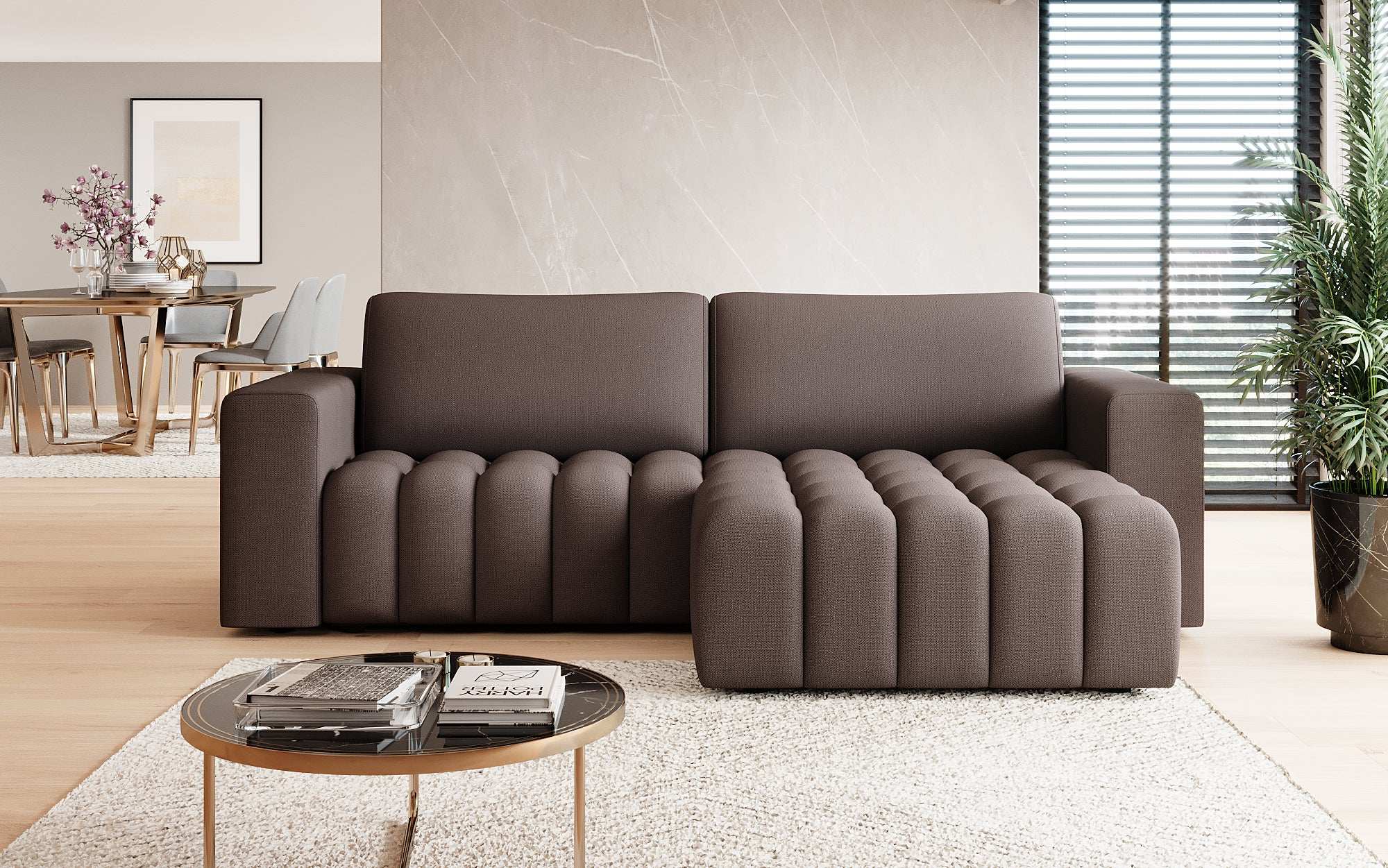 Canapé designer Tirina avec fonction couchage