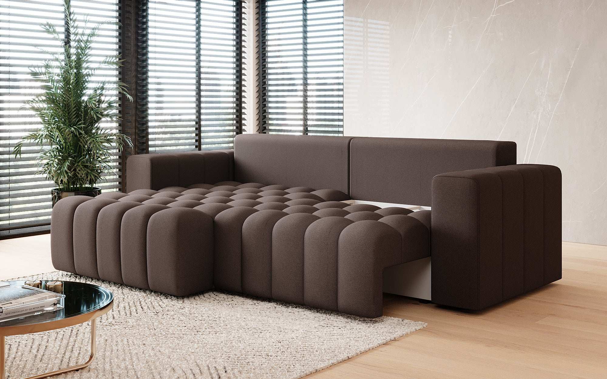 Canapé designer Tirina avec fonction couchage