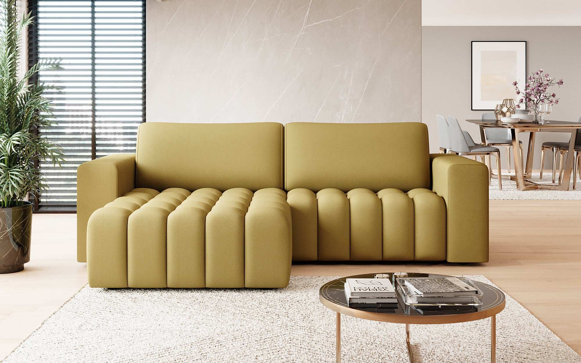 Canapé designer Tirina avec fonction couchage