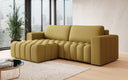 Designer Ecksofa Tirina mit Schlaffunktion