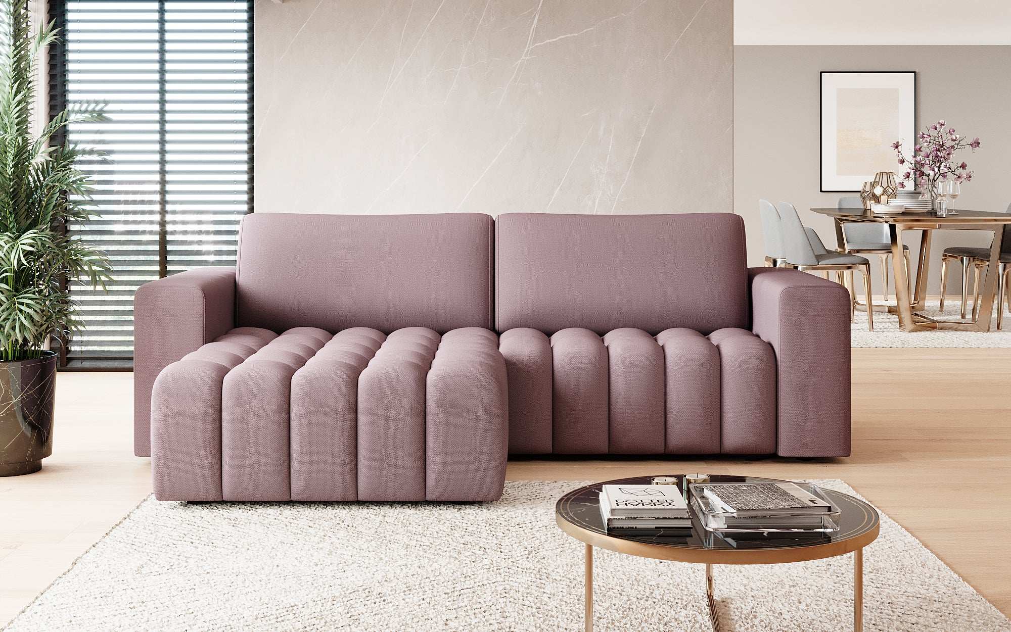 Canapé designer Tirina avec fonction couchage
