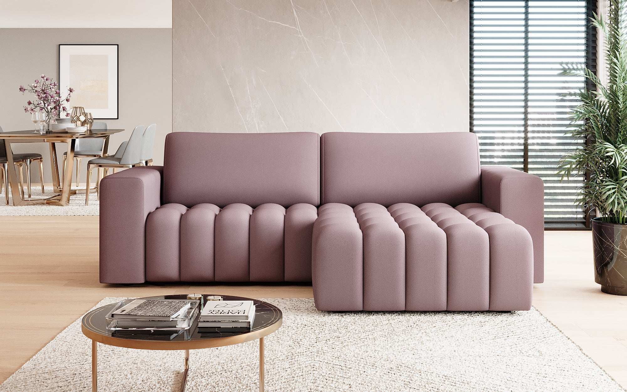 Canapé designer Tirina avec fonction couchage