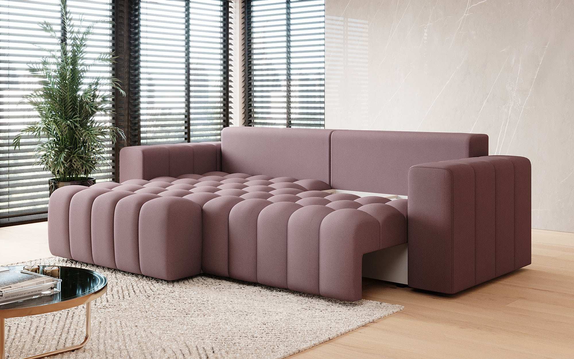 Canapé designer Tirina avec fonction couchage