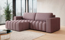 Designer Ecksofa Tirina mit Schlaffunktion