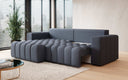 Designer Ecksofa Tirina mit Schlaffunktion