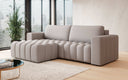Designer Ecksofa Tirina mit Schlaffunktion