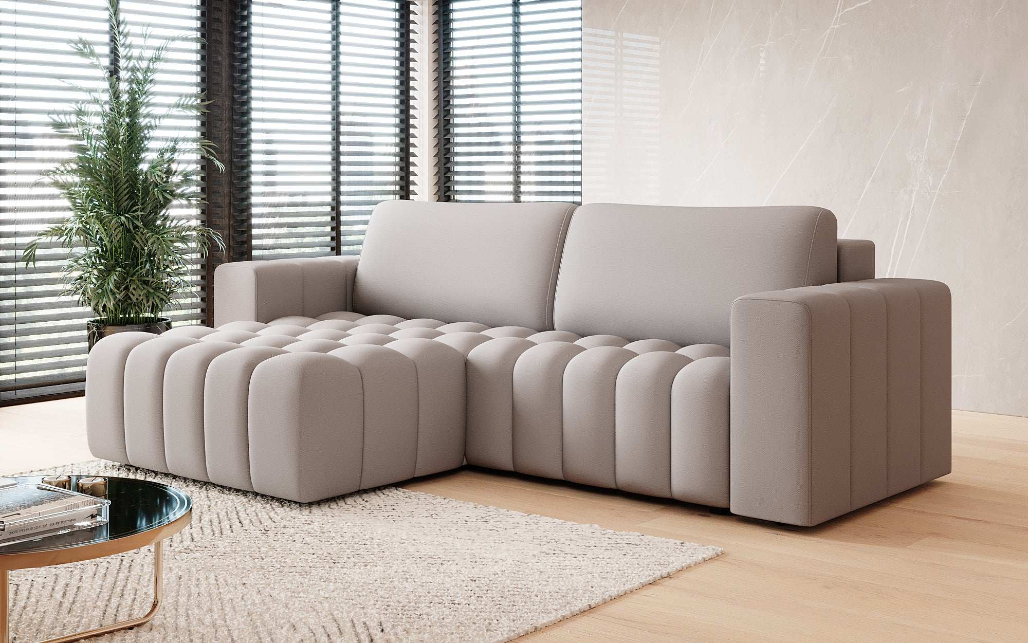 Canapé designer Tirina avec fonction couchage