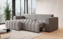 Designer Ecksofa Tirina mit Schlaffunktion
