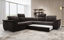 Designer Ecksofa Fernando mit Schlaffunktion und Stauraum