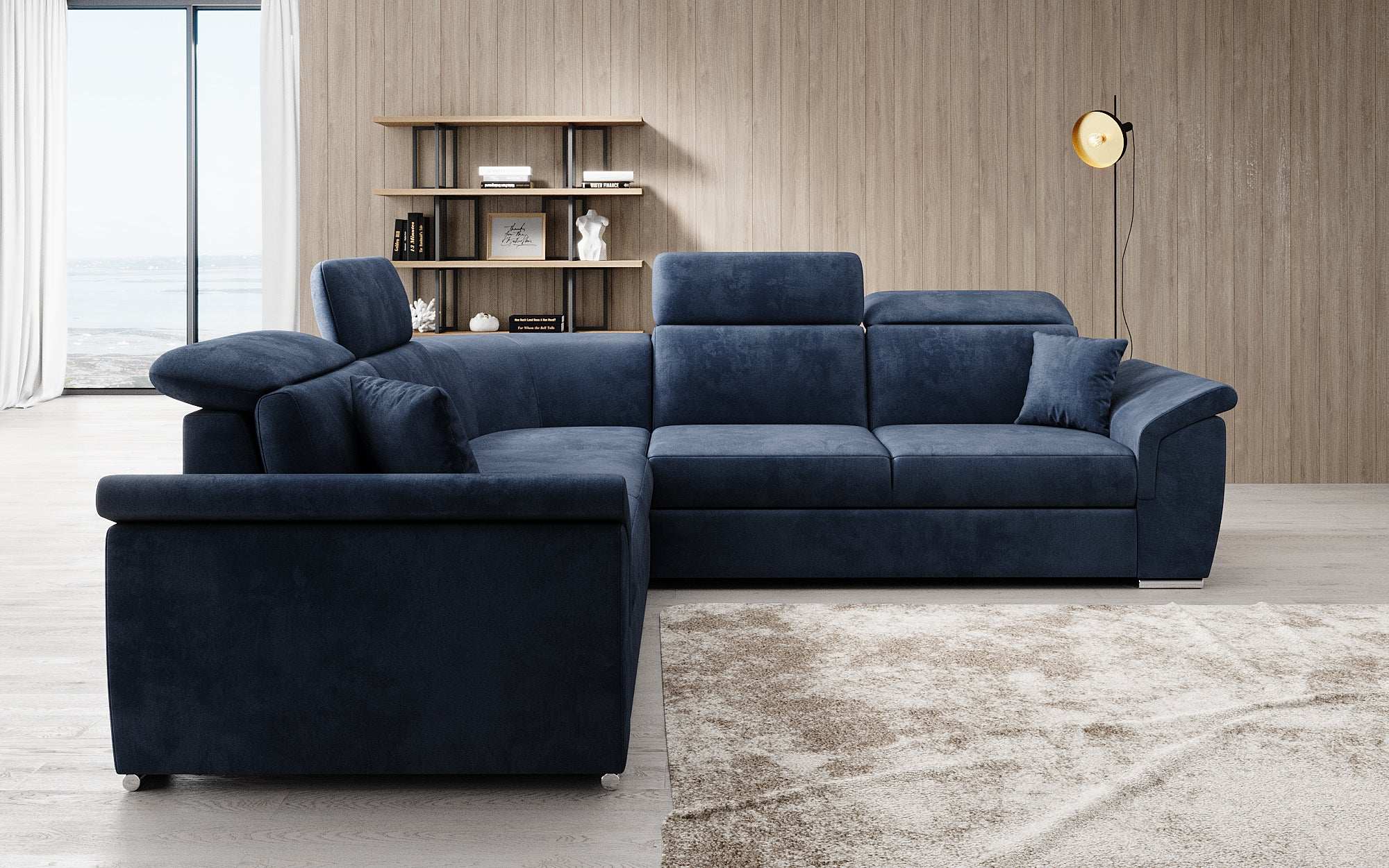 Designer Sofa Fernando met slaapfunctie en opbergruimte
