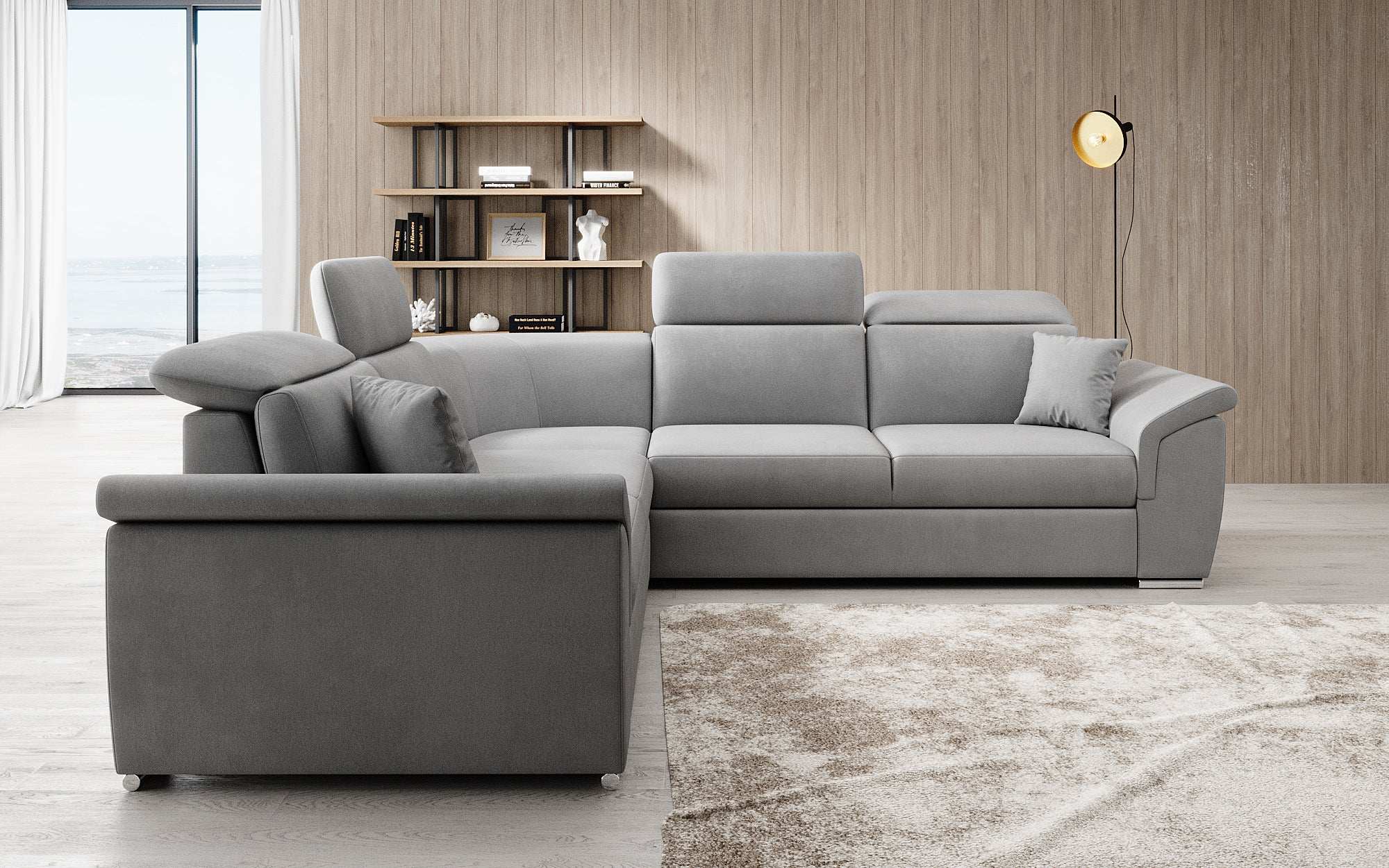 Designer Sofa Fernando met slaapfunctie en opbergruimte