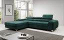Designer Ecksofa Melinda mit Schlaf- und Klappfunktion