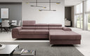 Designer Ecksofa Melinda mit Schlaf- und Klappfunktion