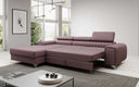 Designer Ecksofa Melinda mit Schlaf- und Klappfunktion
