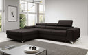 Designer Ecksofa Melinda mit Schlaf- und Klappfunktion